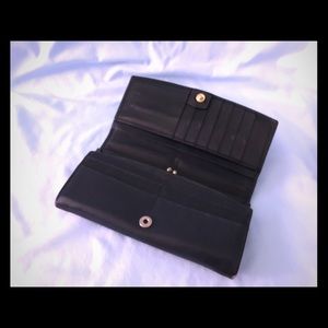 Navy Leather Wallet